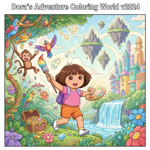 Dora's Adventure Coloring World v2024